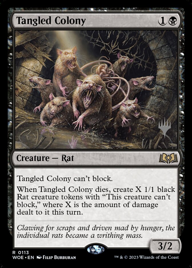 Tangled Colony (Promo Pack) (Wilds of Eldraine) - (Foil): Wilds of Eldraine Promos
