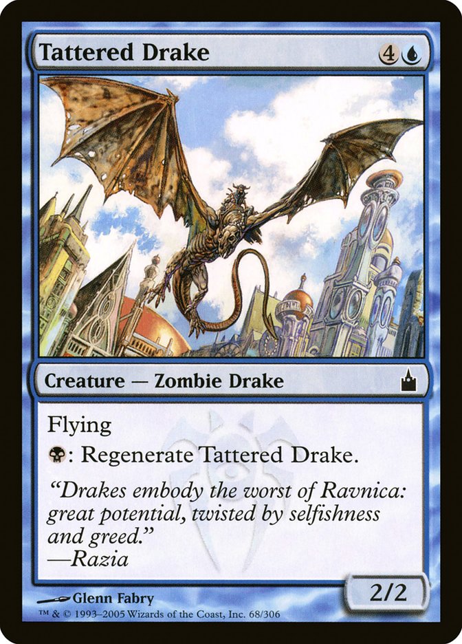 Tattered Drake: Ravnica: City of Guilds
