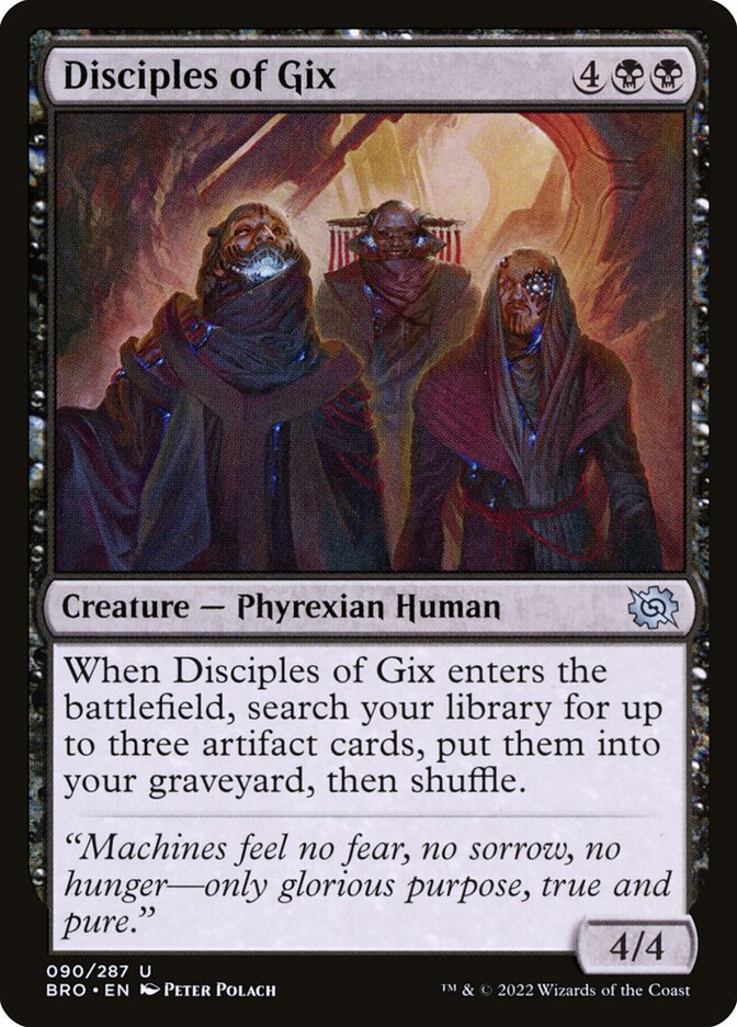 Disciples of Gix - (Foil): The Brothers' War