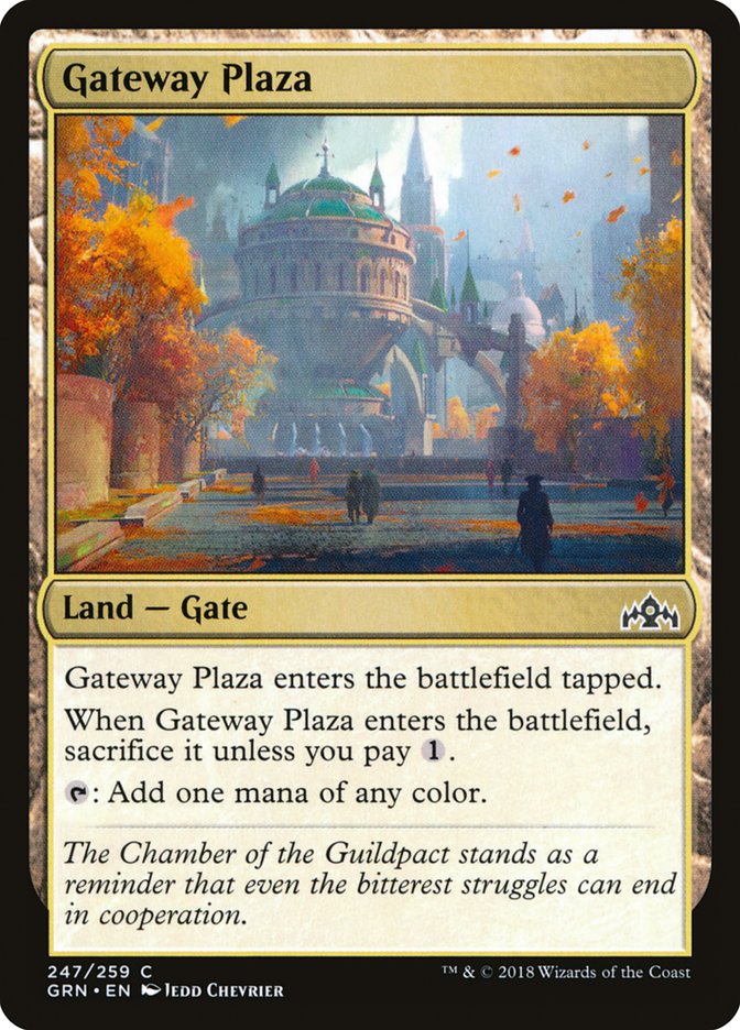Gateway Plaza - (Foil): Guilds of Ravnica