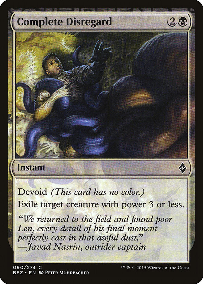Complete Disregard - (Foil): Battle for Zendikar