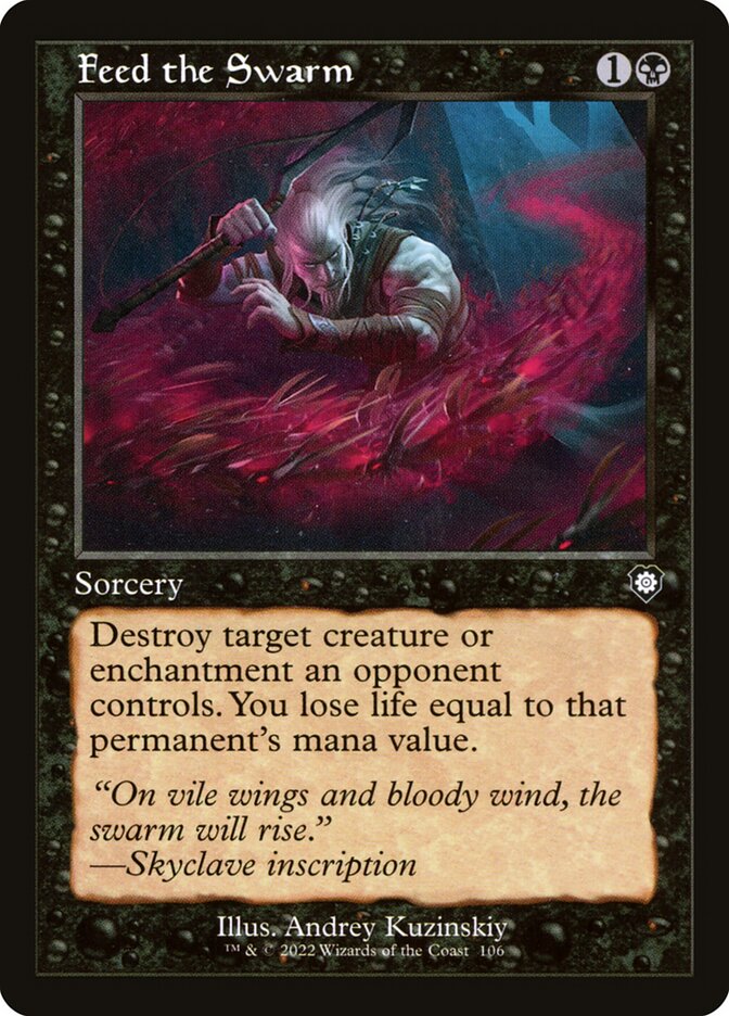 Feed the Swarm (Retro Frame): The Brothers' War Commander