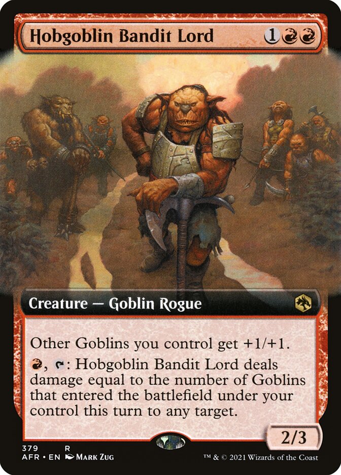 Hobgoblin Bandit Lord (Extended Art) - (Foil): Adventures in the Forgotten Realms