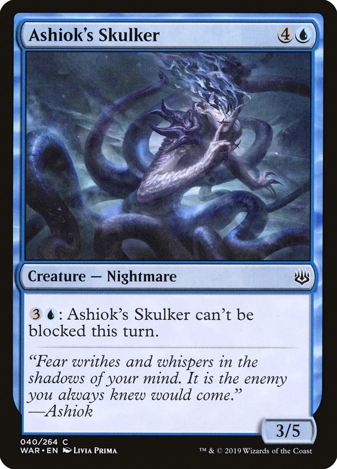 Ashiok's Skulker: War of the Spark