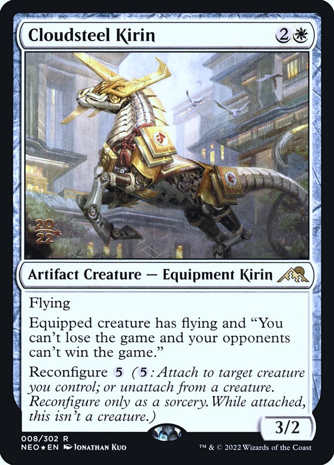 Cloudsteel Kirin: Kamigawa: Neon Dynasty Promos