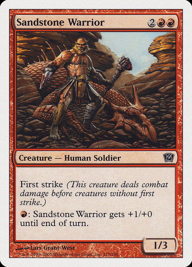 Sandstone Warrior: Ninth Edition