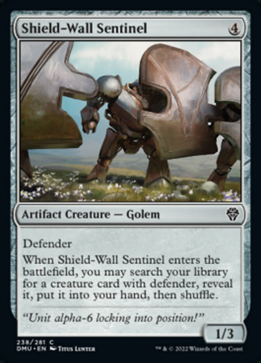 Shield-Wall Sentinel - (Foil): Dominaria United