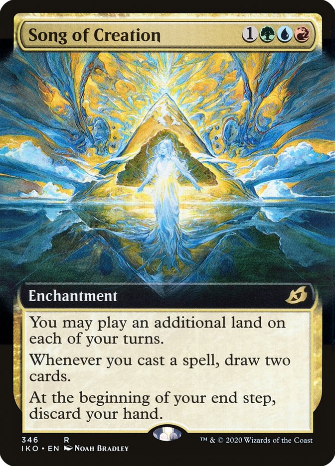 Song of Creation (Extended Art) - (Foil): Ikoria: Lair of Behemoths