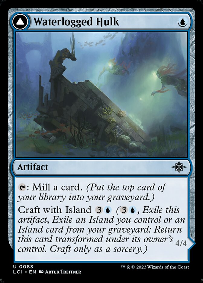 Waterlogged Hulk // Watertight Gondola: Lost Caverns of Ixalan