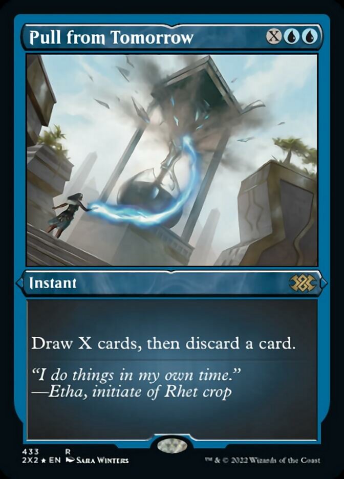 Pull from Tomorrow (Foil Etched) - (Foil): Double Masters 2022