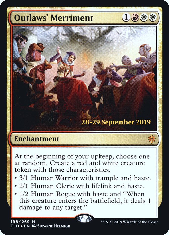 Outlaws' Merriment (Prerelease) (Throne of Eldraine) - (Foil): Throne of Eldraine Promos