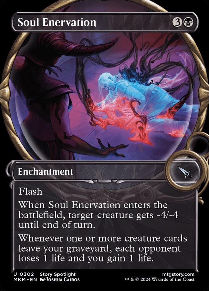 Soul Enervation (Showcase) - (Foil): Murders at Karlov Manor