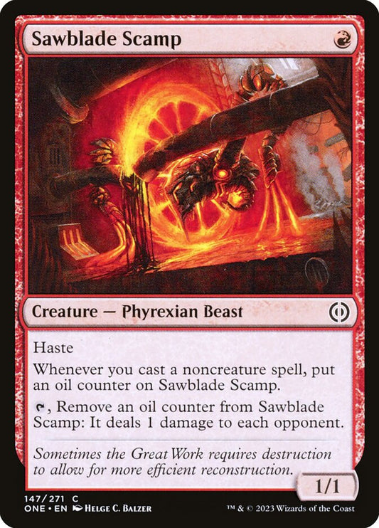Sawblade Scamp: Phyrexia: All Will Be One