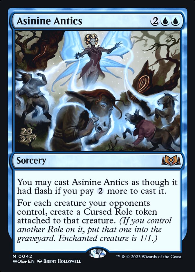 Asinine Antics - (Foil): Wilds of Eldraine Promos