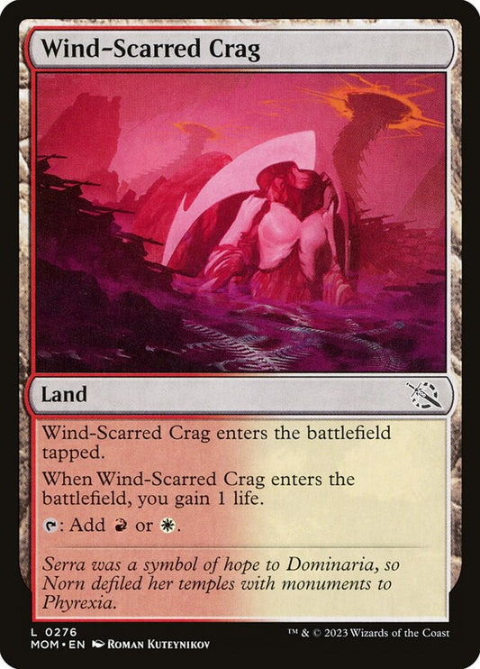 Wind-Scarred Crag - (Foil): March of the Machine