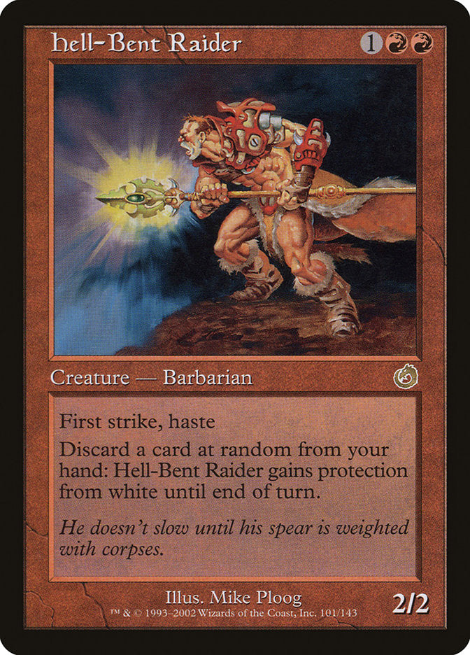 Hell-Bent Raider - (Foil): Torment