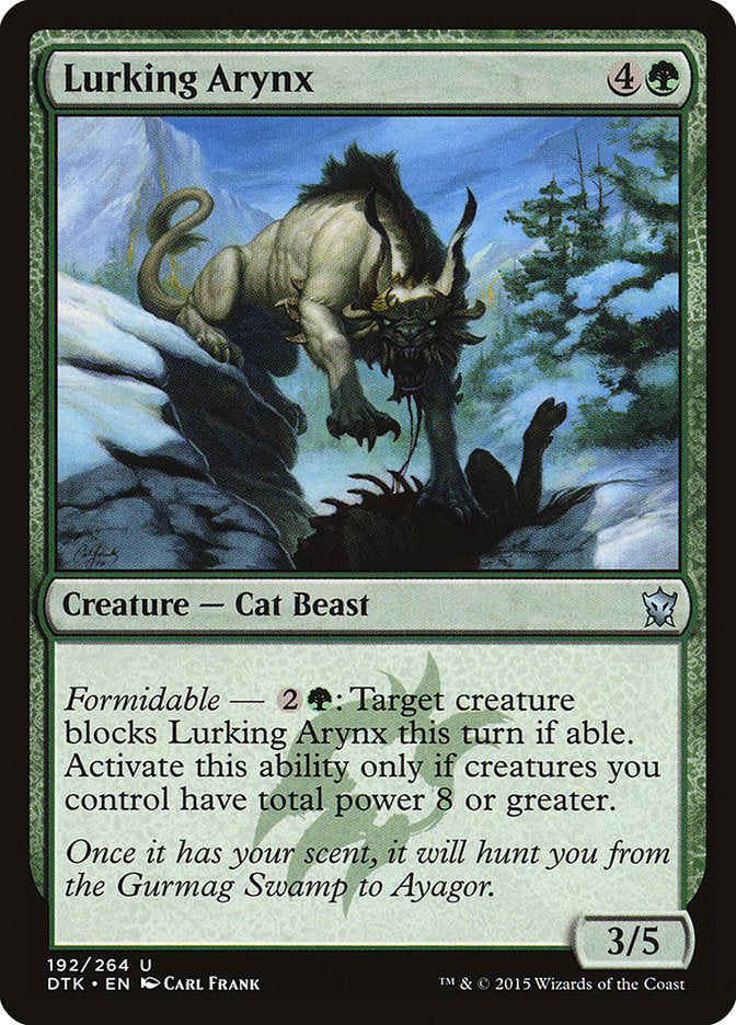 Lurking Arynx - (Foil): Dragons of Tarkir