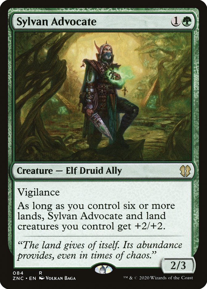 Sylvan Advocate: Zendikar Rising Commander