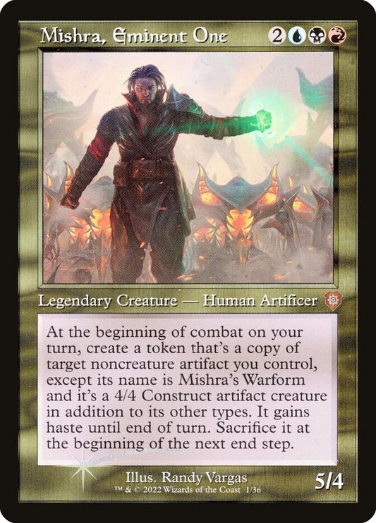 Mishra, Eminent One (Retro Frame) - (Foil): The Brothers' War Commander
