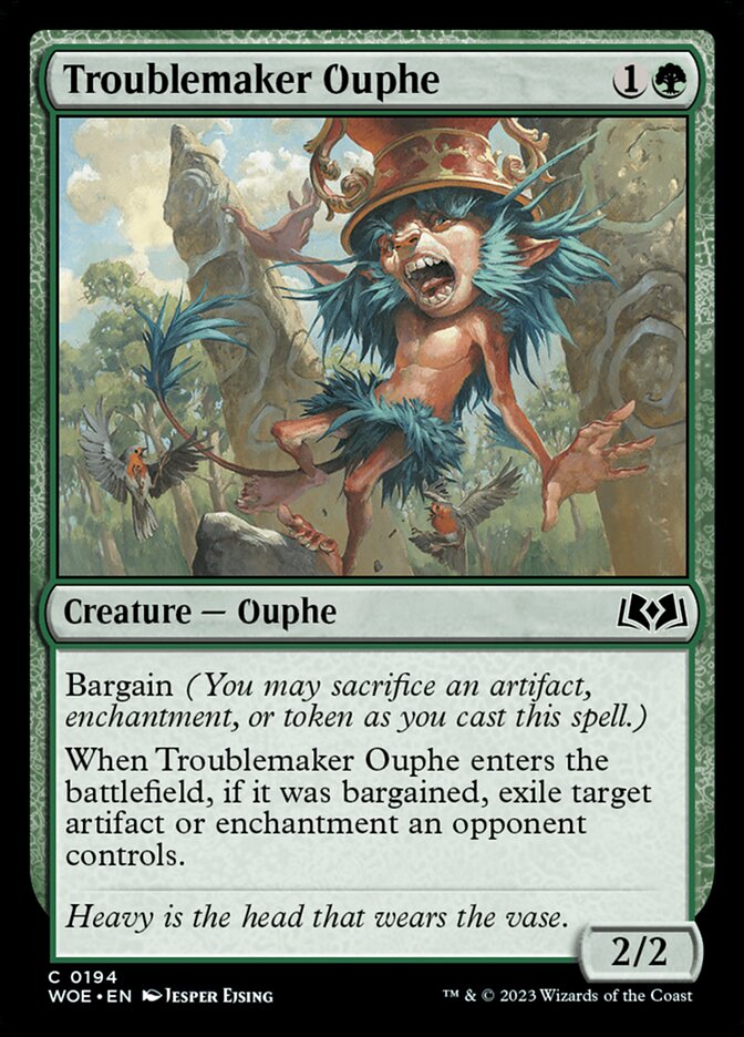 Troublemaker Ouphe: Wilds of Eldraine