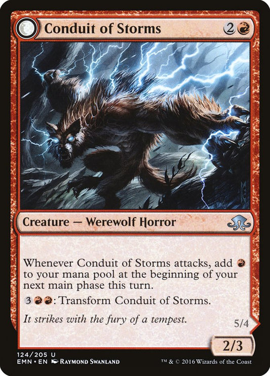 Conduit of Storms // Conduit of Emrakul - (Foil): Eldritch Moon