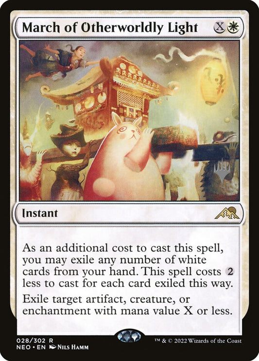 March of Otherworldly Light: Kamigawa: Neon Dynasty Promos