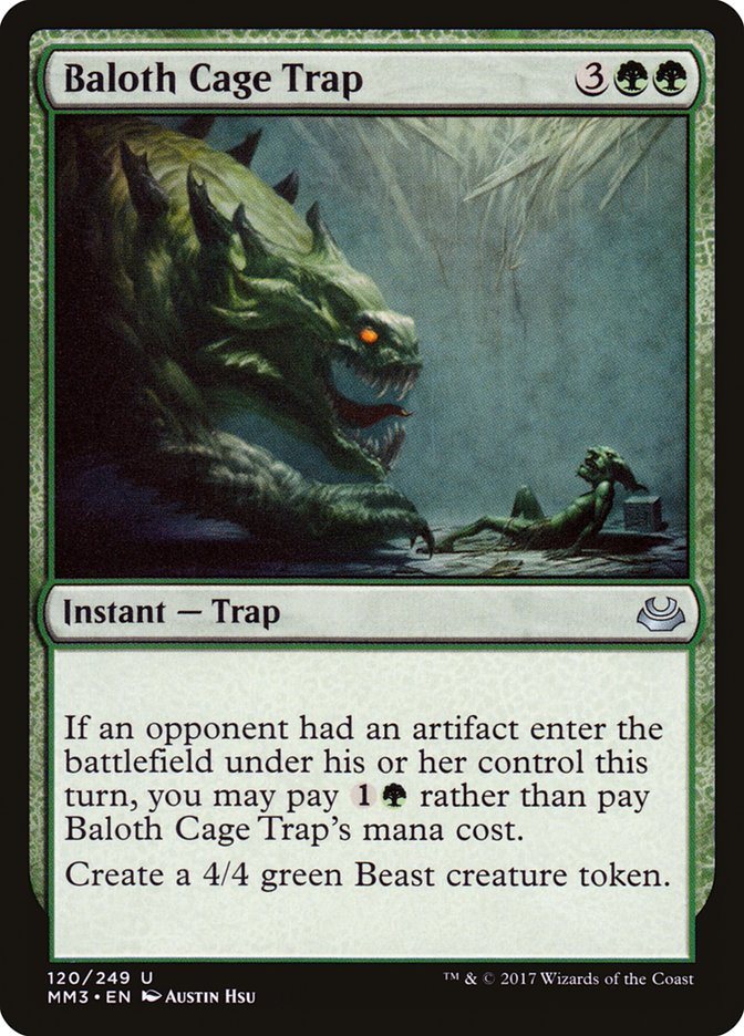 Baloth Cage Trap: Modern Masters 2017
