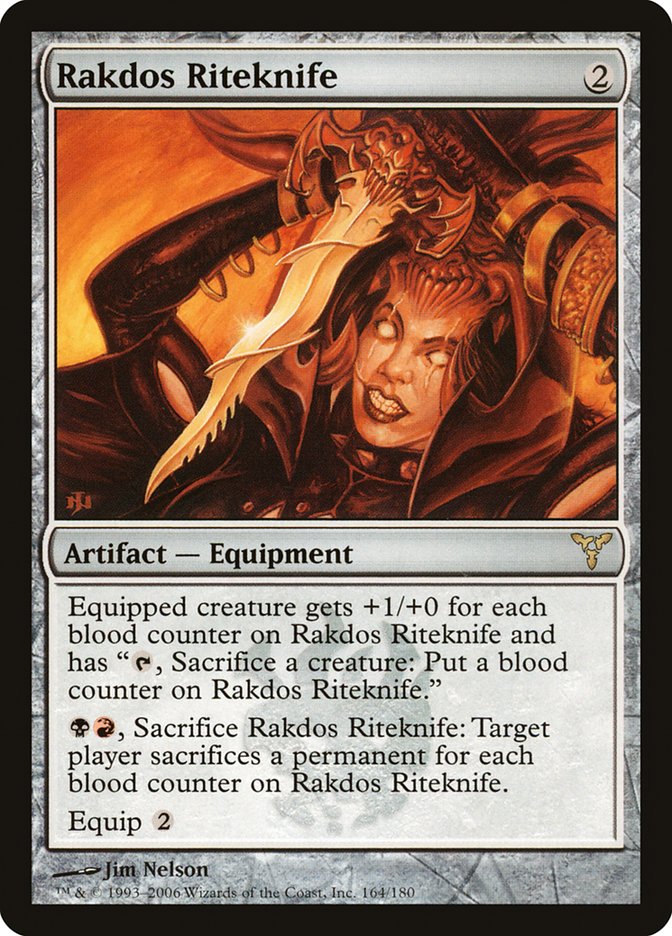 Rakdos Riteknife - (Foil): Dissension