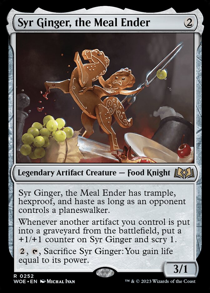 Syr Ginger, the Meal Ender - (Foil): Wilds of Eldraine