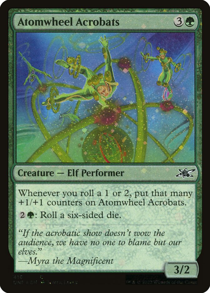 Atomwheel Acrobats (Galaxy Foil) - (Foil): Unfinity