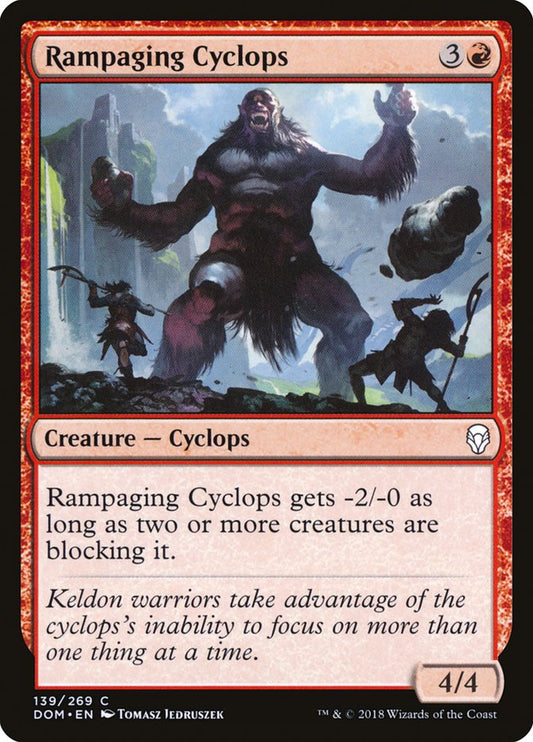 Rampaging Cyclops: Dominaria