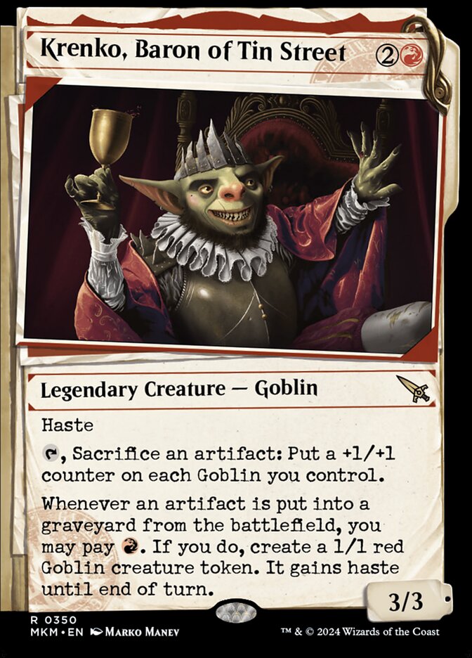 Krenko, Baron of Tin Street (Showcase): Murders at Karlov Manor