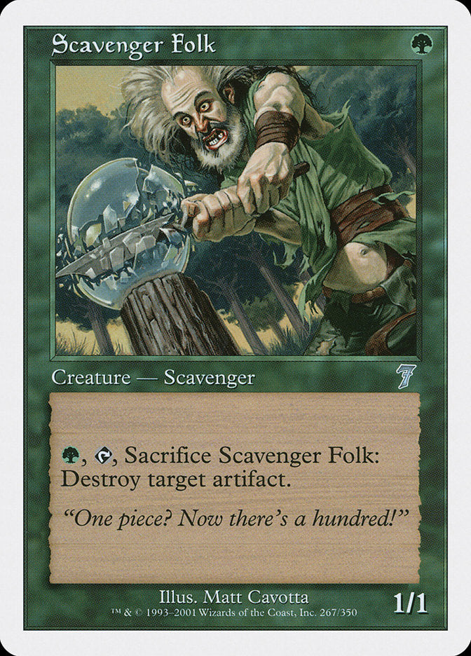 Scavenger Folk - (Foil): Seventh Edition