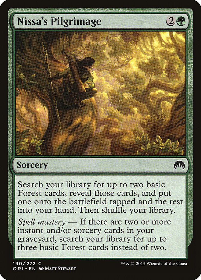 Nissa's Pilgrimage: Magic Origins