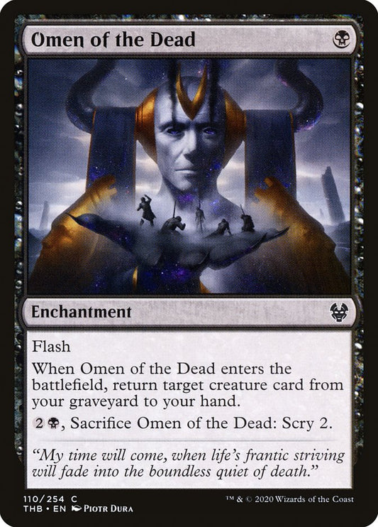 Omen of the Dead - (Foil): Theros Beyond Death