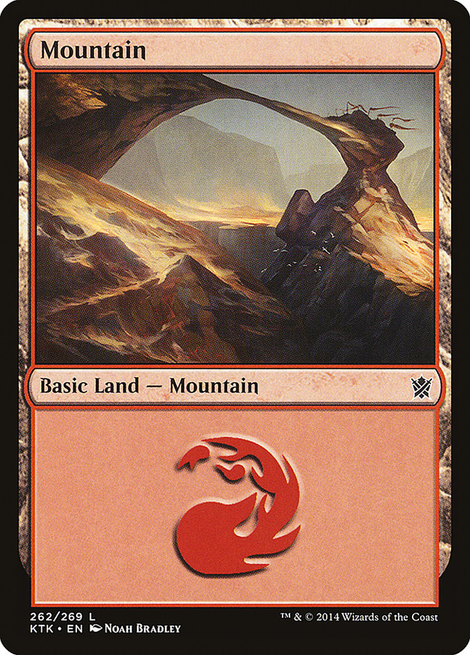 Mountain (#262): Khans of Tarkir