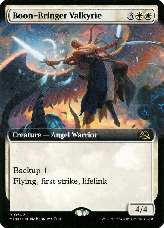 Boon-Bringer Valkyrie (Extended Art) - (Foil): March of the Machine