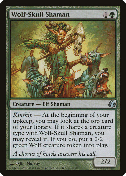 Wolf-Skull Shaman - (Foil): Morningtide