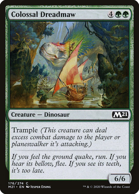 Colossal Dreadmaw - (Foil): Core Set 2021