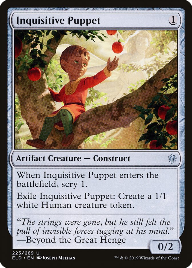 Inquisitive Puppet - (Foil): Throne of Eldraine