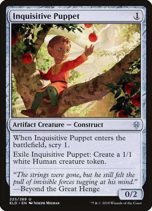 Inquisitive Puppet - (Foil): Throne of Eldraine