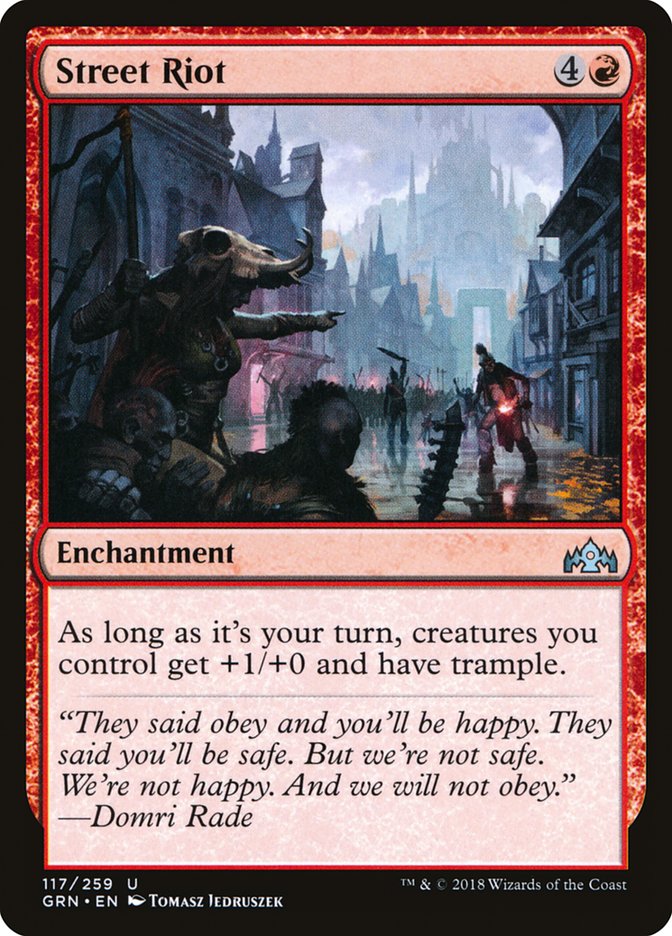 Street Riot - (Foil): Guilds of Ravnica