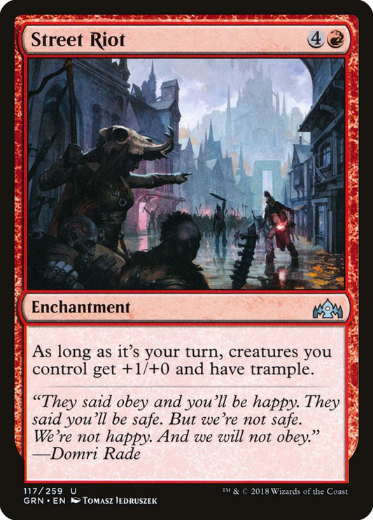 Street Riot - (Foil): Guilds of Ravnica