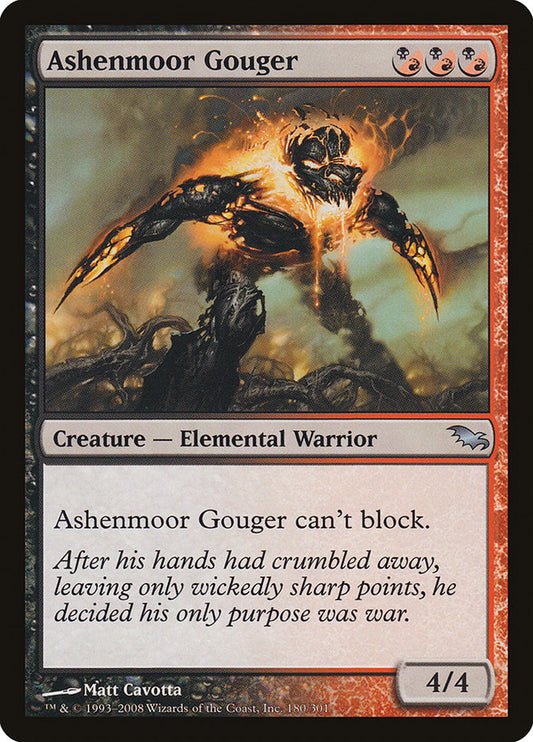 Ashenmoor Gouger - (Foil): Shadowmoor
