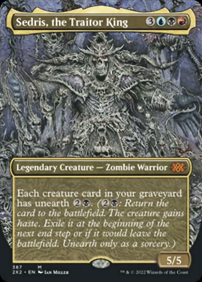 Sedris, the Traitor King (Borderless) - (Foil): Double Masters 2022