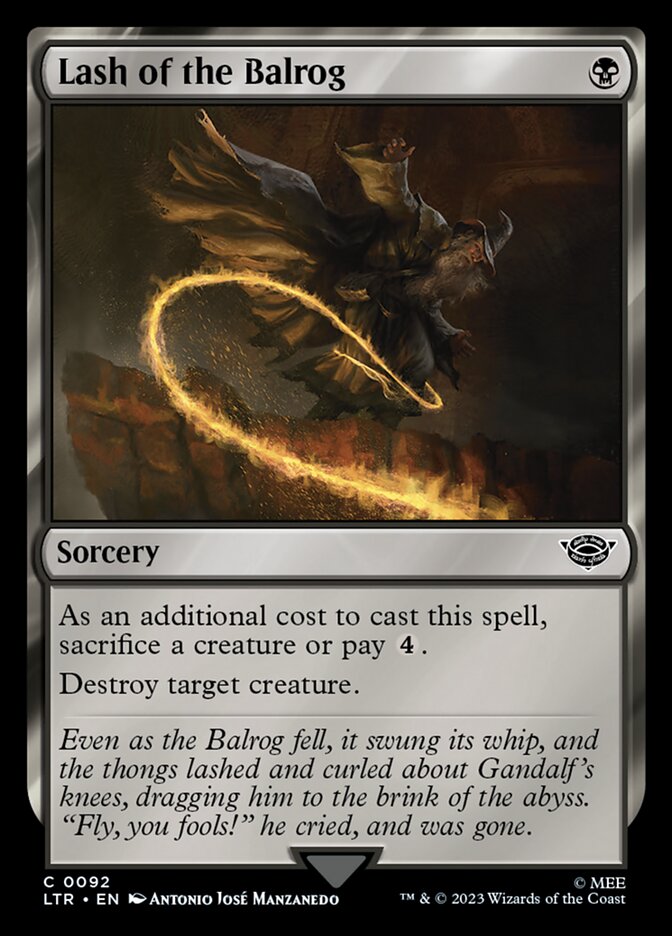Lash of the Balrog - (Foil): The Lord of the Rings: Tales of Middle-earth