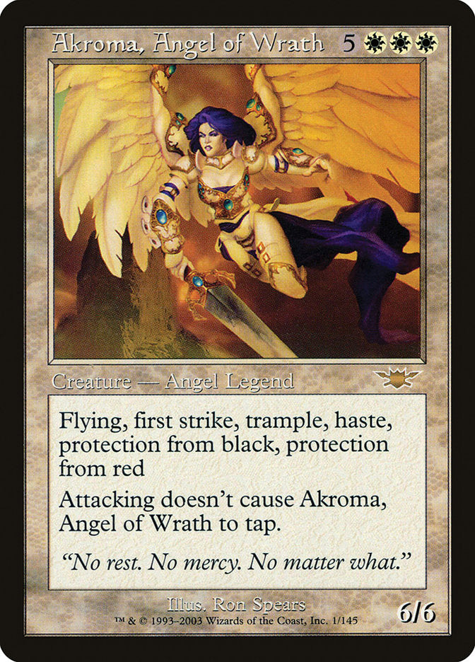 Akroma, Angel of Wrath - (Foil): Legions