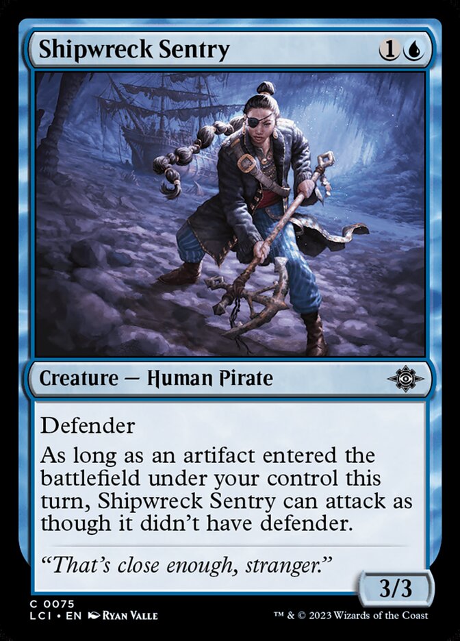 Shipwreck Sentry - (Foil): Lost Caverns of Ixalan