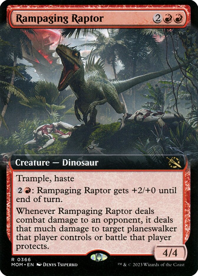 Rampaging Raptor (Extended Art): March of the Machine
