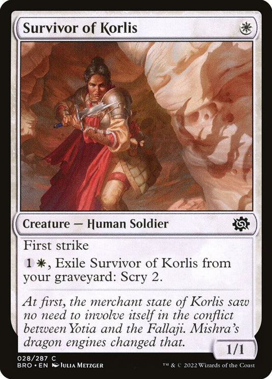 Survivor of Korlis - (Foil): The Brothers' War